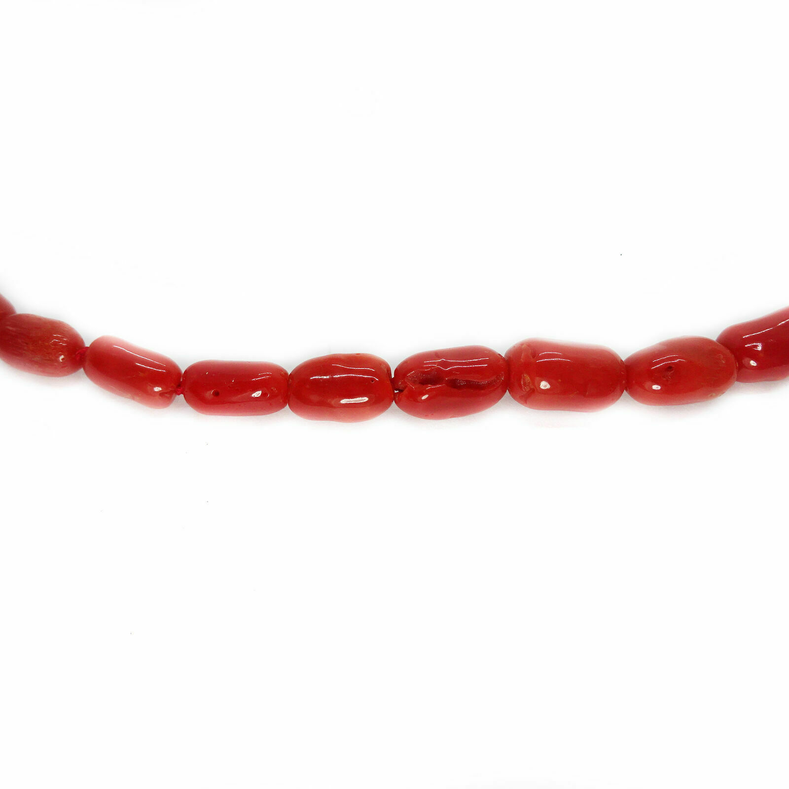 1950s Graduated White Coral Bead Necklace Beads - Ruby Lane