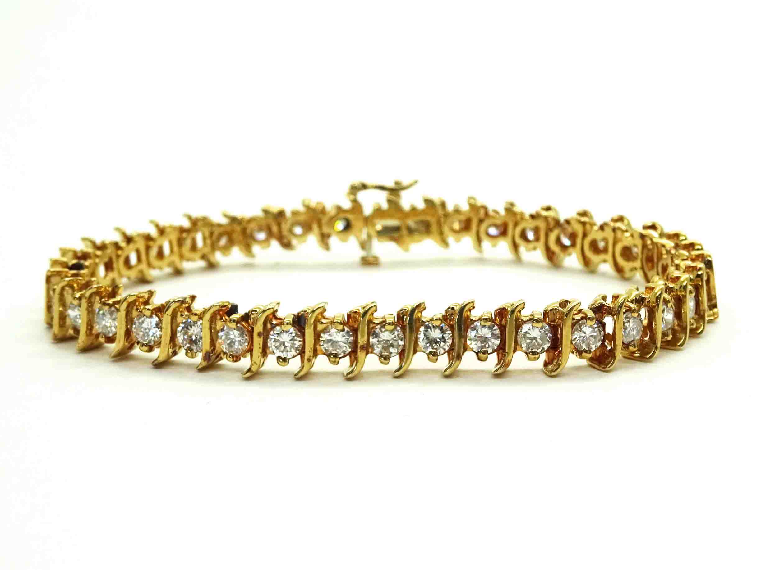5mm Gold Bead Bracelet 14K Yellow Gold +$260 / 7