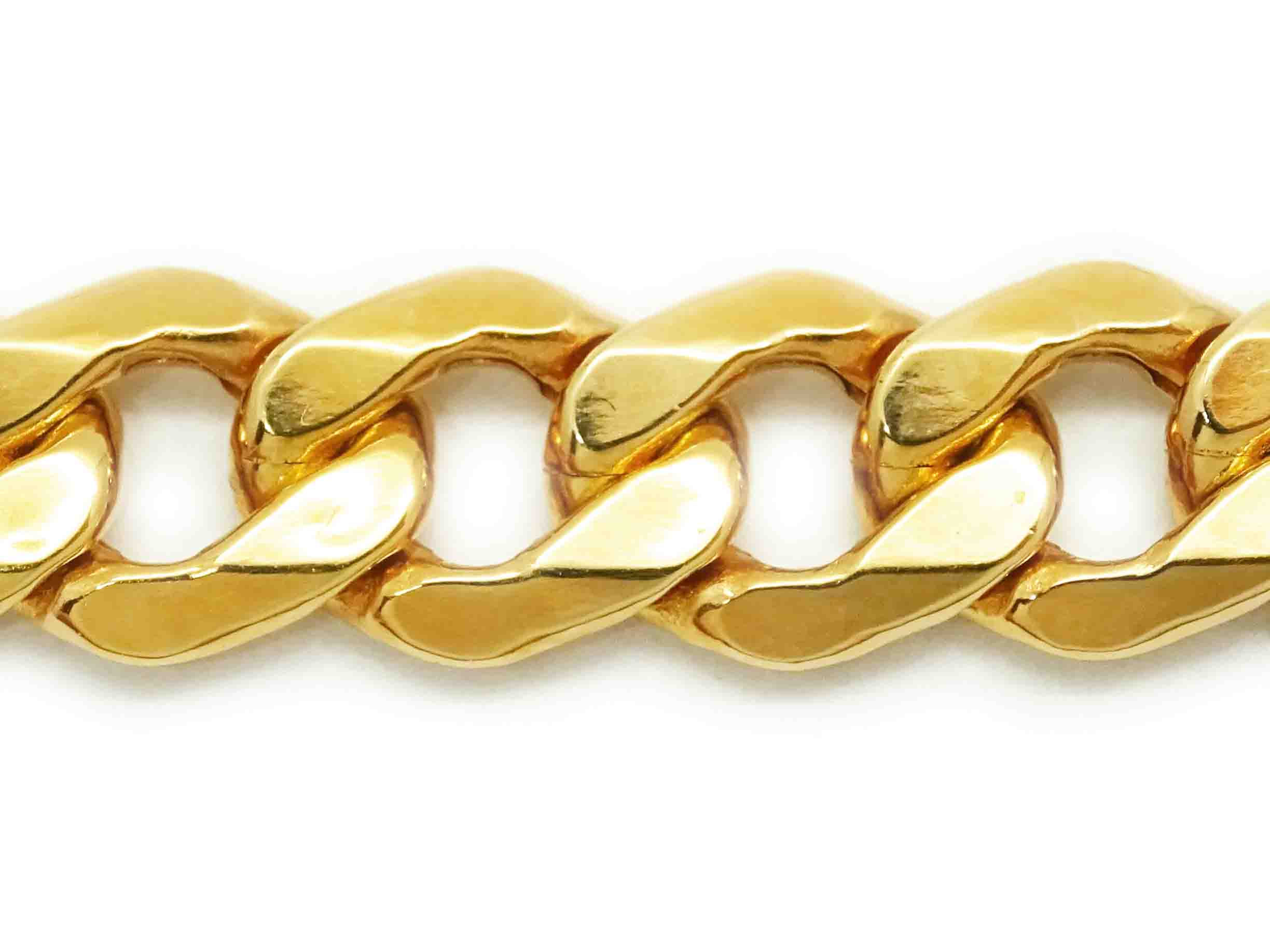 7mm 14k Rose Gold Chain, Cuban Link Chain for Men, Rose Gold Cuban